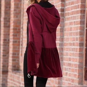 z avenue usa sherpa lined hoodie